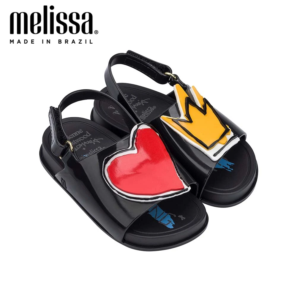Melissa Mini пляжные сандалии шлепанцы для девочек и мальчиков прозрачная обувь