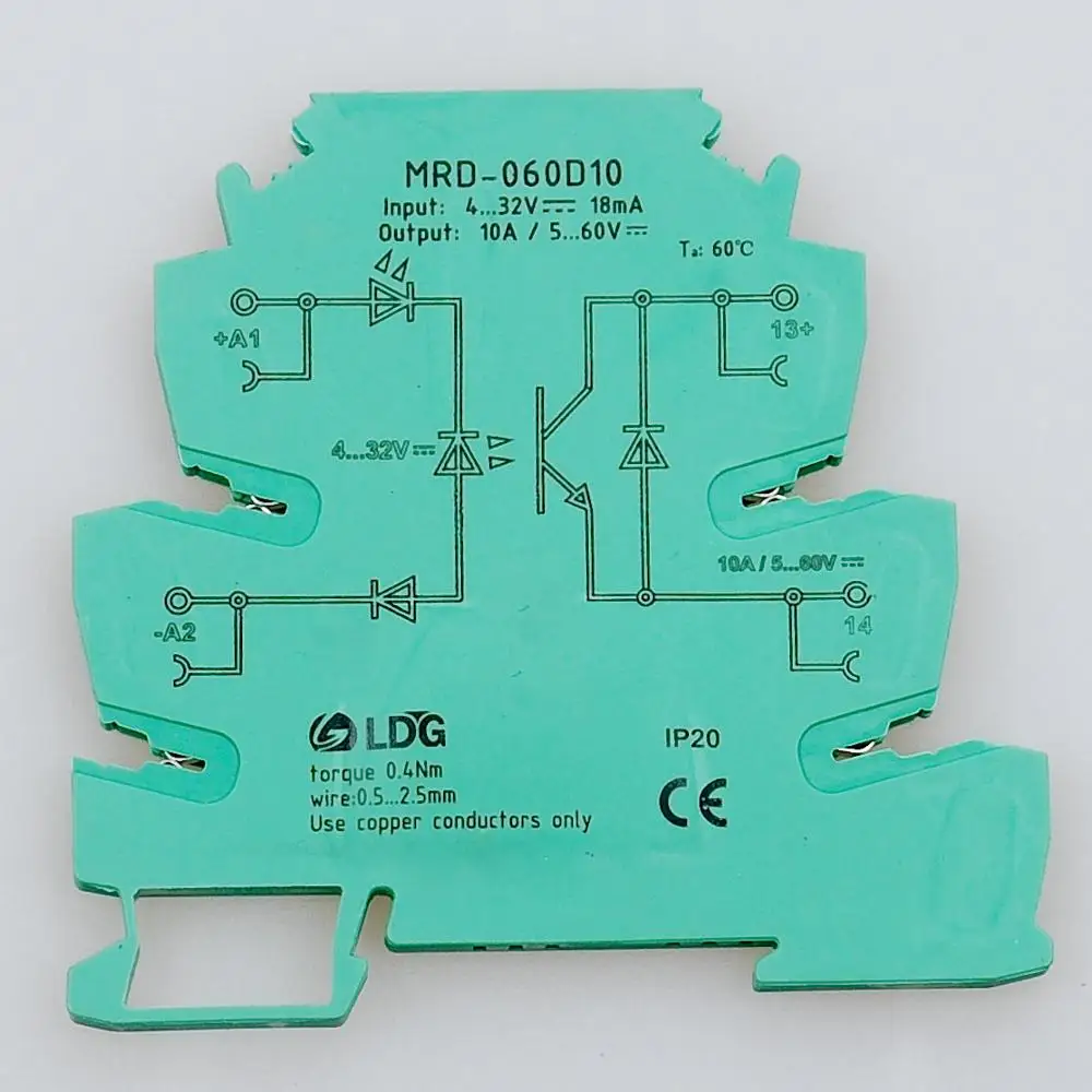 

MRD-060D10 ультратонкая плата релейного усилителя PLC 24 В постоянного тока, релейный модуль