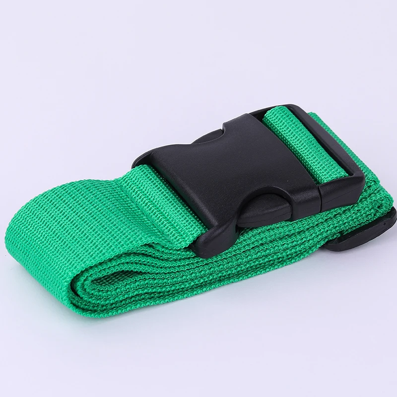 light green Багажный ремень, перекрестный ремень, регулируемый, 200 см, Дорожный чемодан, полиэстер, 3 цифры, замок с паролем, багажный ремень, ремни - Цвет: light green