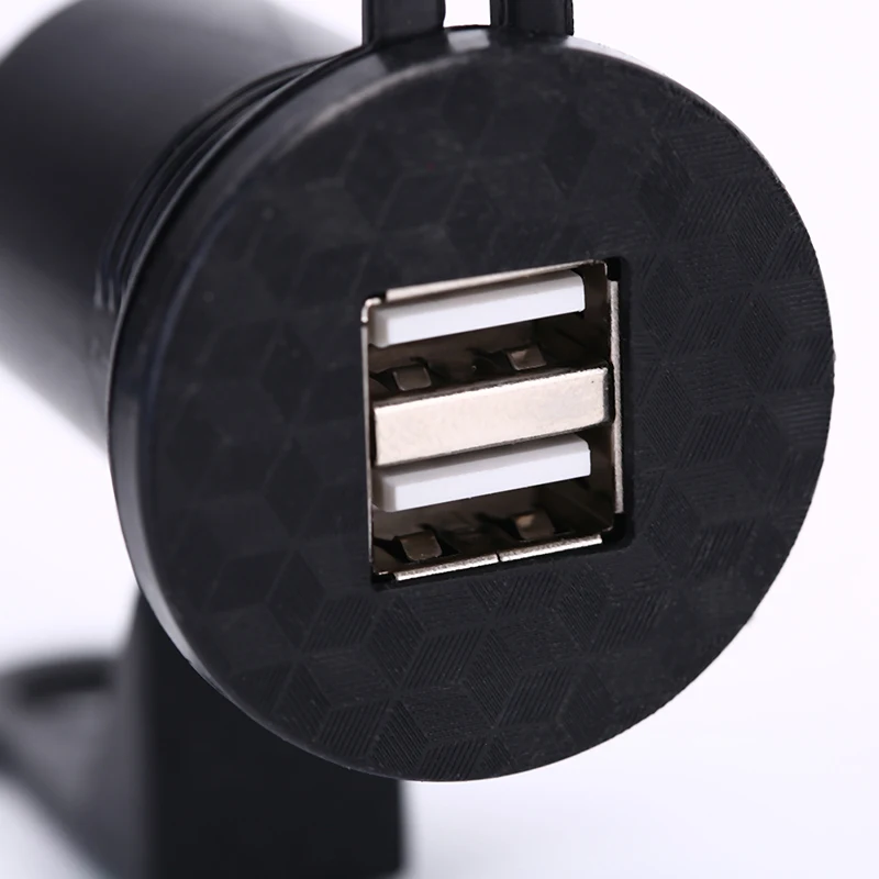 Зарядное устройство с 2 портами USB вольтметр панель водонепроницаемое зарядное
