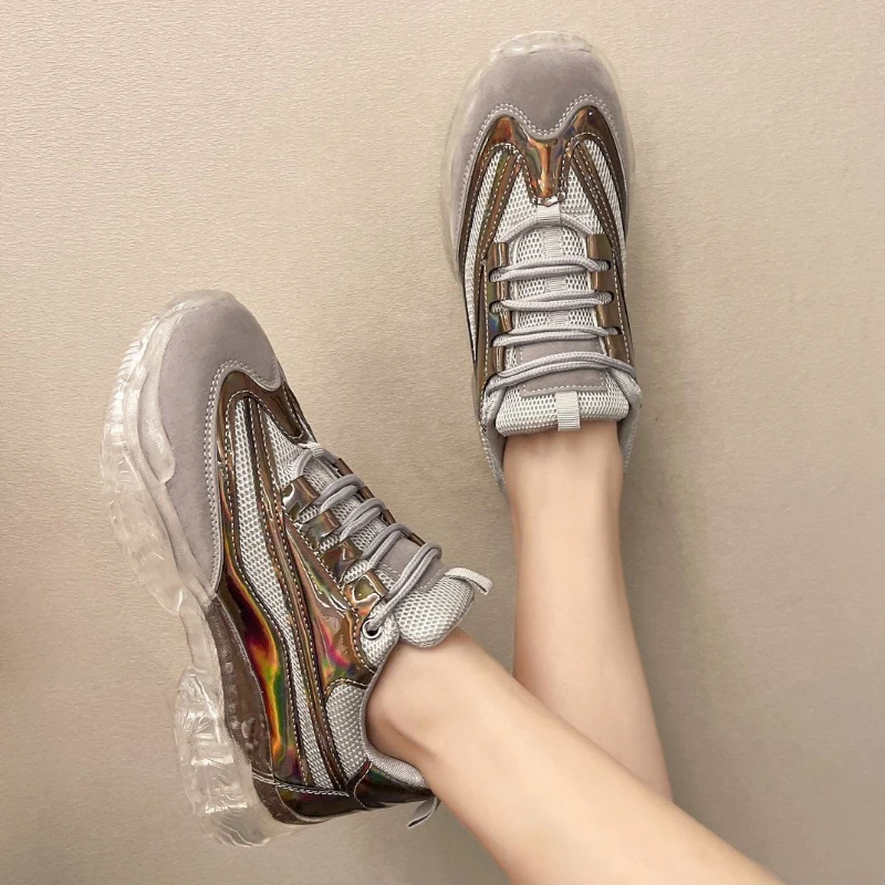 

Женская Повседневная обувь; На платформе; На толстом каблуке; Спортивная обувь в стиле Харадзюку на плоской подошве; Обувь на толстой подошв...