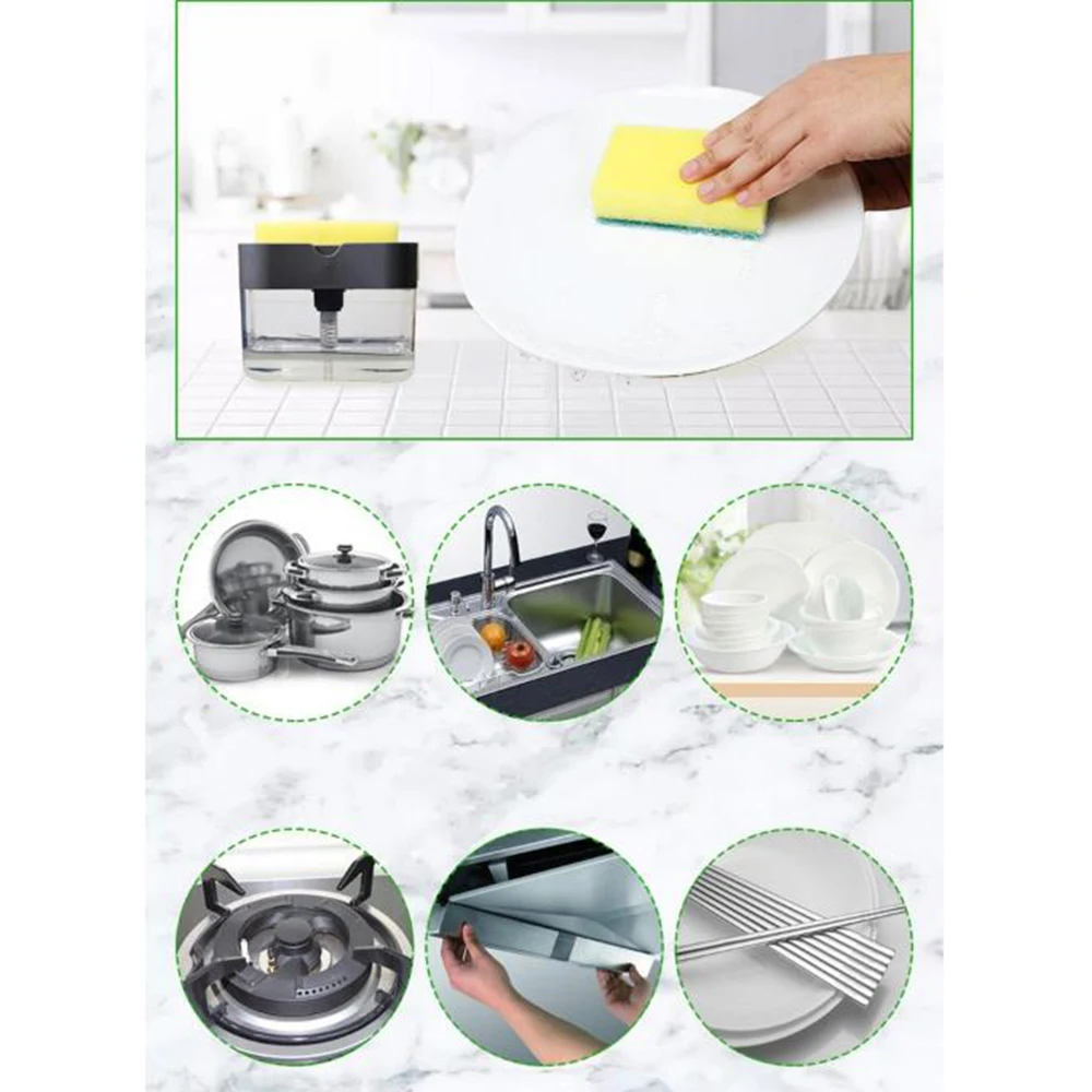 Диспенсер для моющего средства кухонной раковины дозатор мыла лосьона контейнер