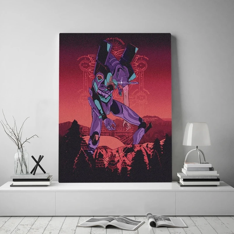 

Unit 01 Anime Canvas Poster Home Decoration Painting Wall Art Framed Modular Modern Living Room Bedroom Study Prints Pictures