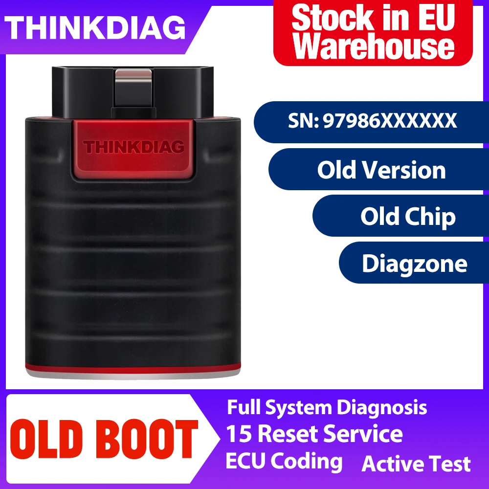 Старая версия ThinkDiag полная система Bluetooth OBD2 считыватель кодов Сканер
