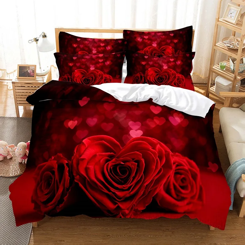 

bedding set duvet cover set 3d bedding digital printing bed linen queen size bedding set fashion design
