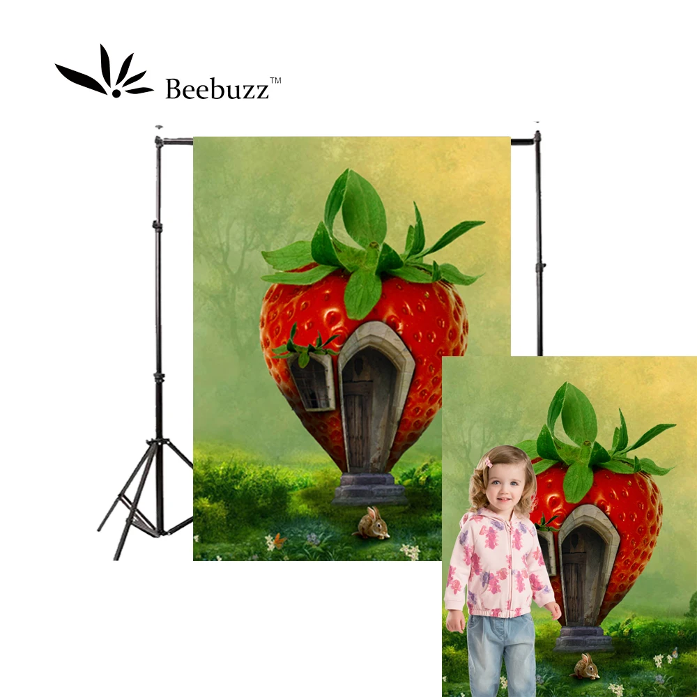 Beebuzz фон для фотосъемки огромный клубничный дом детской с изображением ягод