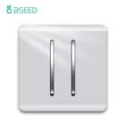 Механический светильник ель света BSEED, 234 клавиши, 2 кнопки, пластиковые настенные панели европейского стандарта серого цвета