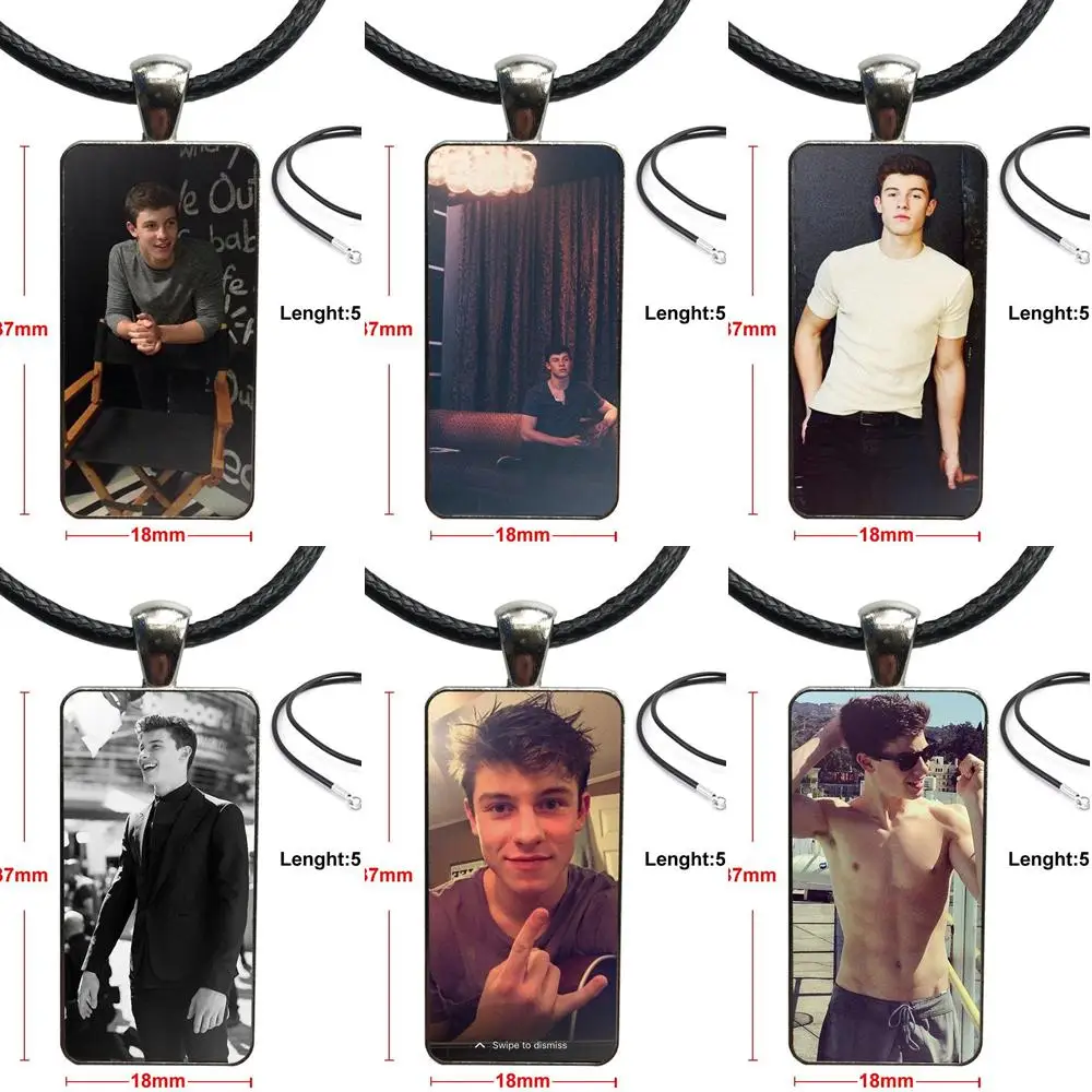 Для мужчин женщин красивый Шон Мендес Винтаж ювелирные изделия Сталь