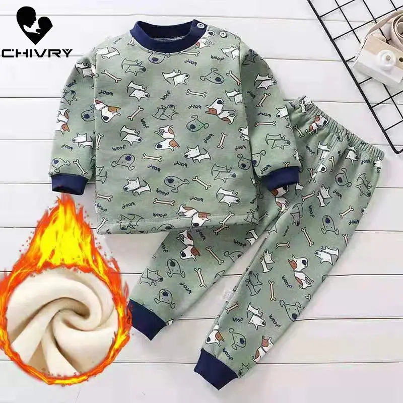 Новинка 2020 пижамный комплект для мальчиков и девочек кашемировая Милая футболка