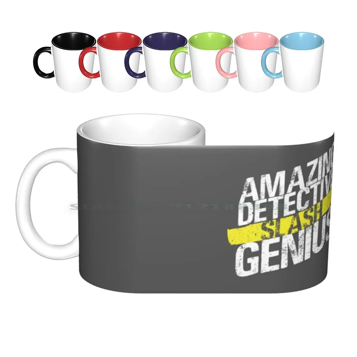 

Удивительные детективные керамические кружки Slash Genius, кофейные чашки, Кружка для молока и чая, удивительный детектив Genius, удивительный дете...