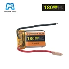 Литий-полимерный аккумулятор 3,7 в 180 мА  ч для вертолета Syma S105, S107, S107G, S109, 3,7 в, 180 мА  ч, литий-полимерный аккумулятор 3,7 в, запчасть для вертолета