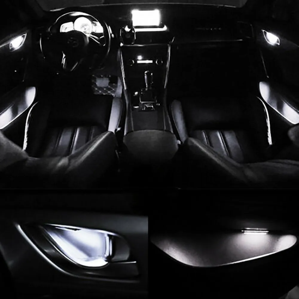 

High Bright Door Interior Inner LED Lamp Universal White 4in1 4pcs/Set