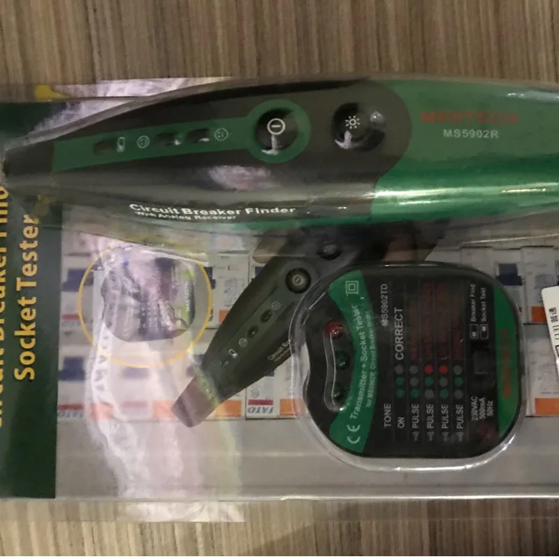 MS5902 автоматический выключатель предохранитель тестер розетки США/ЕС Высокое