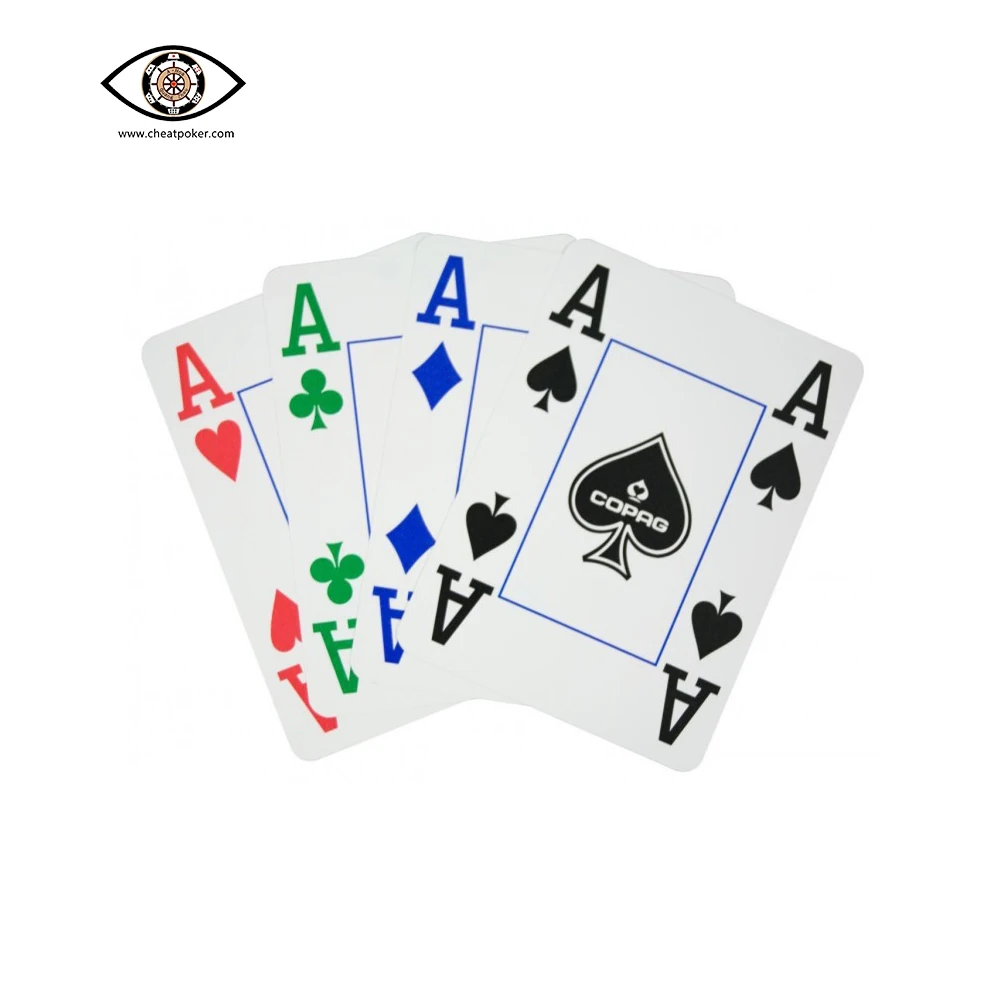 marked playing cards for infrared contact lenses plastic copag 4 colour deck magic tricks board game anti cheating poker free global shipping