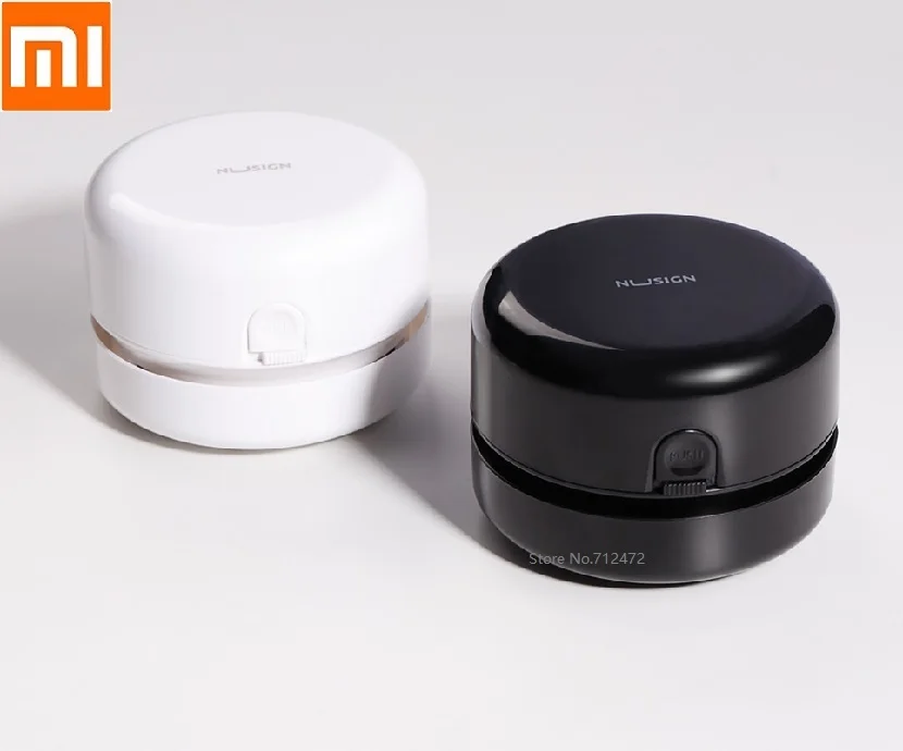 

New NUSIGN Portable Desktop Cleaner Mini Desk Dust Removal Strong cleanup Clean comfortable for School Office Smart home