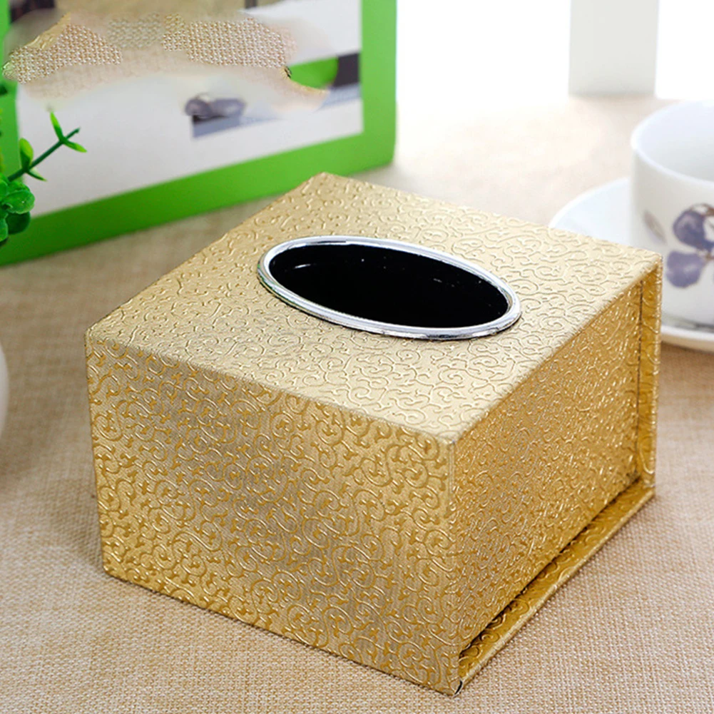 Стильная коробка из нержавеющей стали квадратный держатель для туалетной бумаги