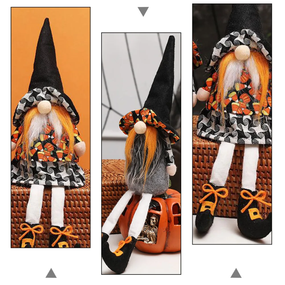 

2pcs Adorable Faceless Doll Festival Scene Decors Style Faceless Dolls
