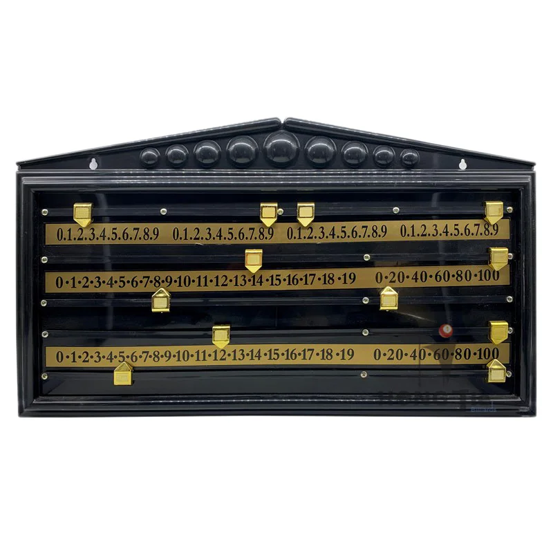

Billiards Scoreboard Snooker Score Recorder Billiard Club Game Recording Board Calculation Number Billiards Accessories