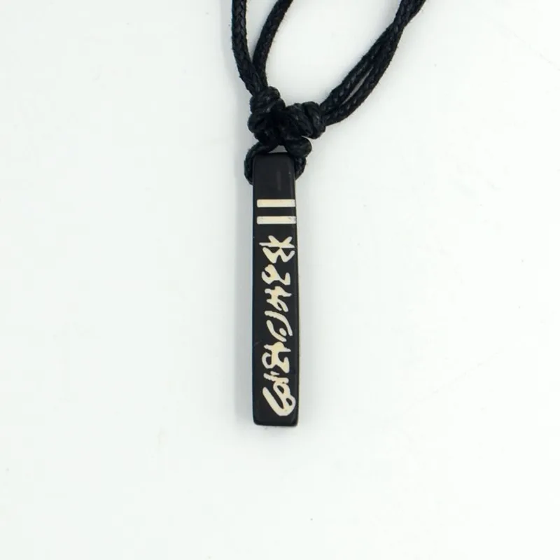 Ом Мани Падме Хум Тибет шесть слов мантра амулет кость резная смола кулон