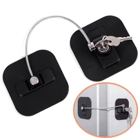 refrigerator strong adhesive lock for cabinet file drawer window child safety with keys