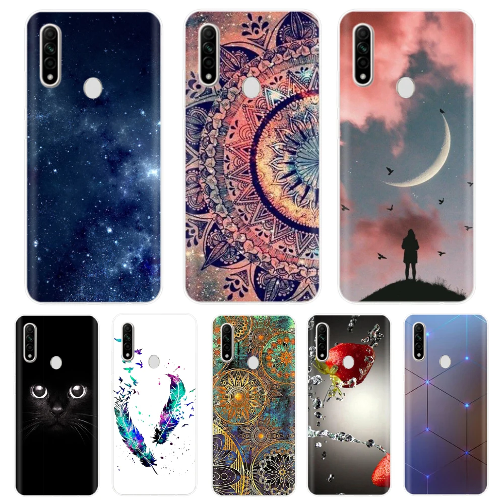 

soft TPU Case For OPPO A31 2020 Case Cover Silicon phone Cover For OPPO A31 A 31 CPH2015 Case printing 360 full protective coque