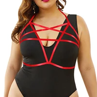 plus size adjust breast harness bra women bdsm lingerie chest bondage sexy pentagoram corset straps exotic accessories fetish