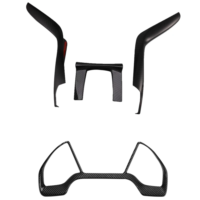 

3 шт. Шестерни коробка консоли Панель рамка Обложка для Honda Civic 2016 2017 и 1x приборная панель инструментов Панель циферблат отделки приборной па...