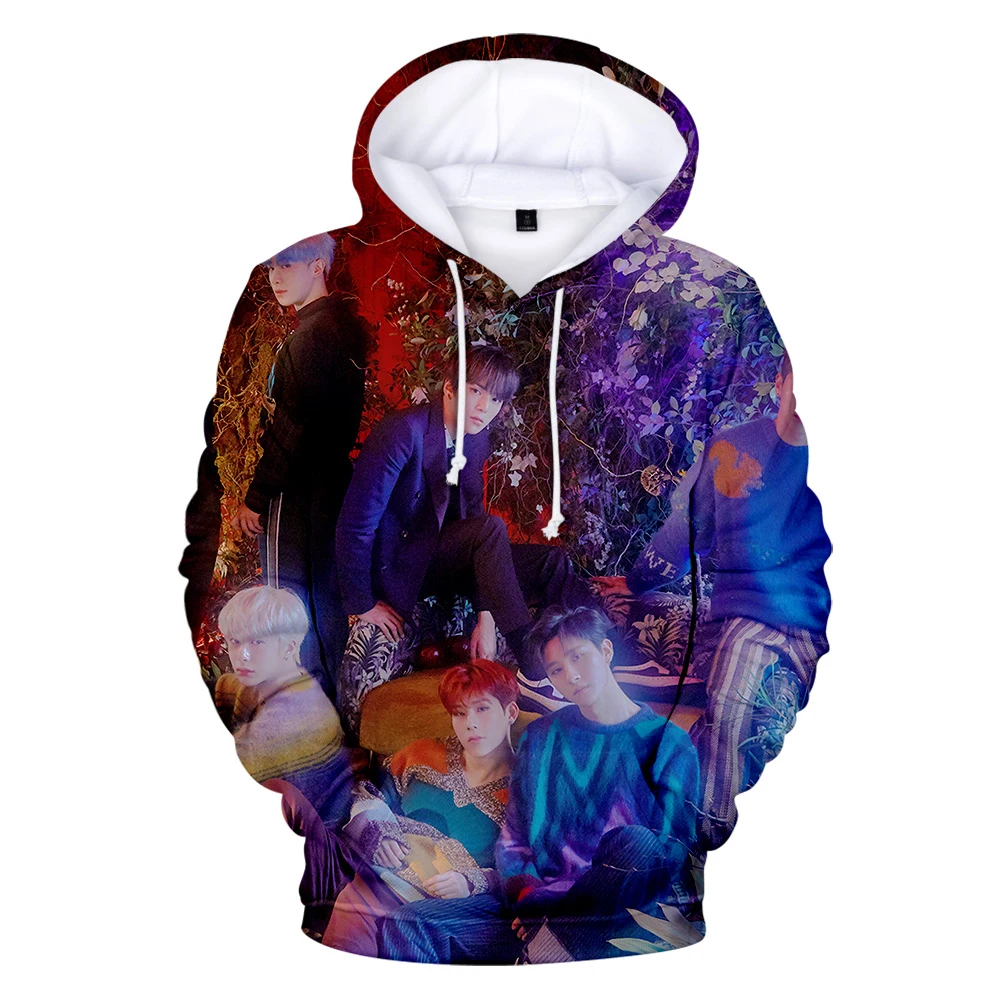 

2021 New Monsta X 3D Hoodie Sweatshirt Unisex Youth Long Sleeve Fashion Casual Adult/Child Pullover Harajuku Streetwear