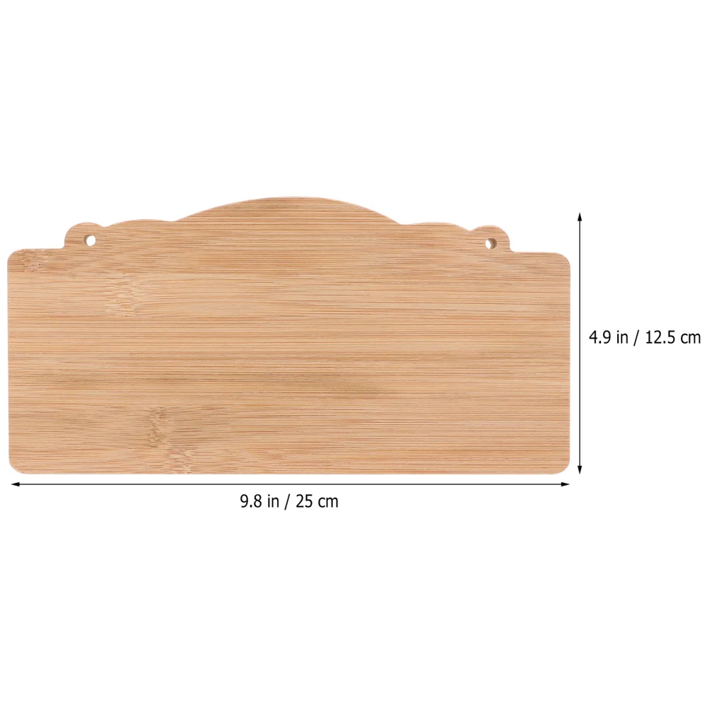 

2Pcs Hanging Wood Signs Unfinished Blank Sign Decorative Plaques for DIY Craft