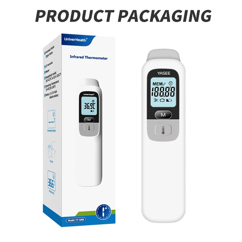 Детский термометр для ушей на лбу температуры цифровой инфракрасный тела