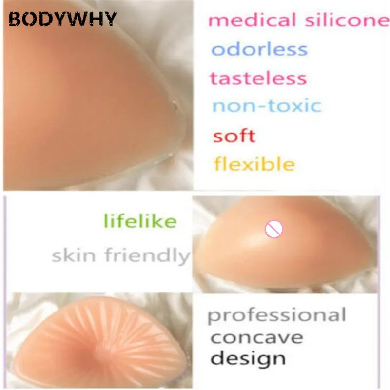 

NEW Cheap Hot Silicone Breast Form Woman Boob Prosthesis Tits For Mastectomy Breast Cancer Gifts 1P