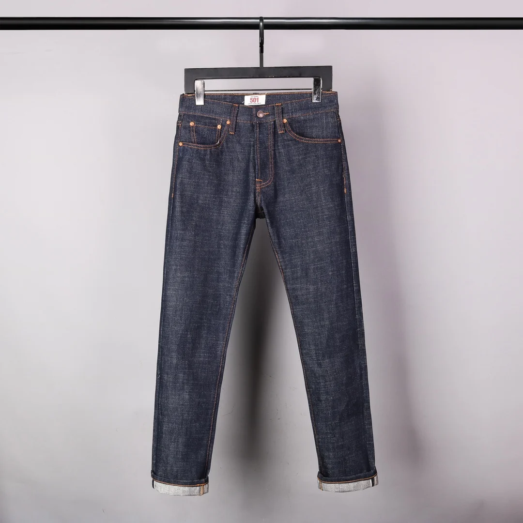 

New Designer Skinny Jeans Men Vintage Distressed Skinny 501 Stretch Ripped Pants Mens Denim Jeans for Men Clothing Boyfriend 511