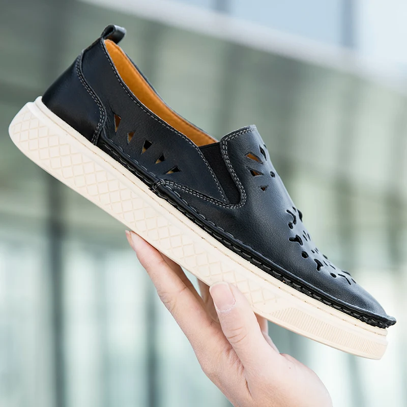 

Casual Leather Shoes For Men Zapatos Casuales Para Hombre De Cuero Men Casual Shoes Mens Sandals Breathable Sports Sneakers
