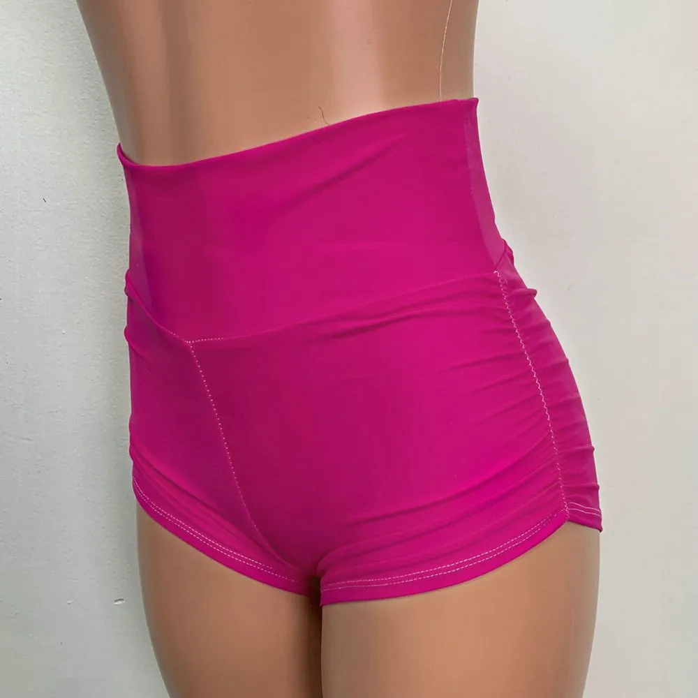 

High Waisted Yoga Shorts for Women Workout Shorts Tummy Control Running Shorts Sports Gym Ruched Butt Lifting Hot Leggings