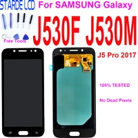 super amoled lcd for samsung galaxy j5 2017 j530 j530f lcd display touch screen digitizer assembly lcd for j5 pro 2017 j5 duos l
