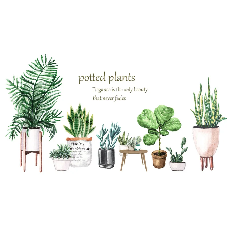 

Nordic Flower Wall Stickers Home Living Room Decoration Art Sofa Backdrop Mural Kitchen Sticker Bedroom Decals for Furniture