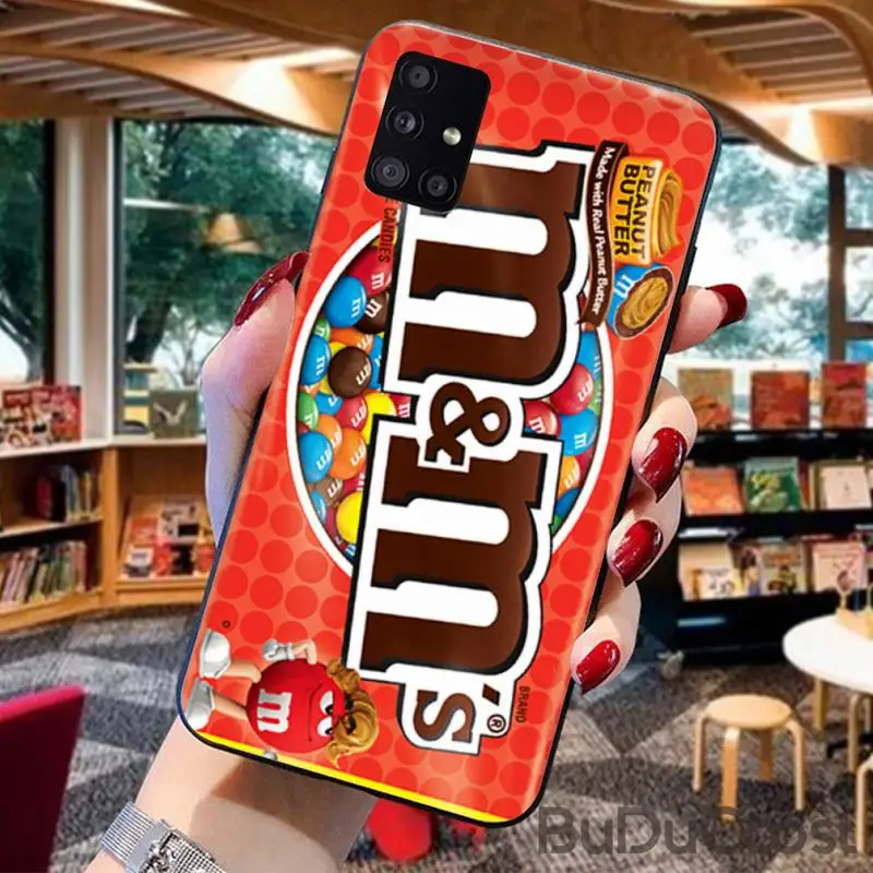 

M&Ms Chocolate Phone Case for Samsung A91 01 10S 11 20 21 31 40 50 70 71 80 A2 CORE A10