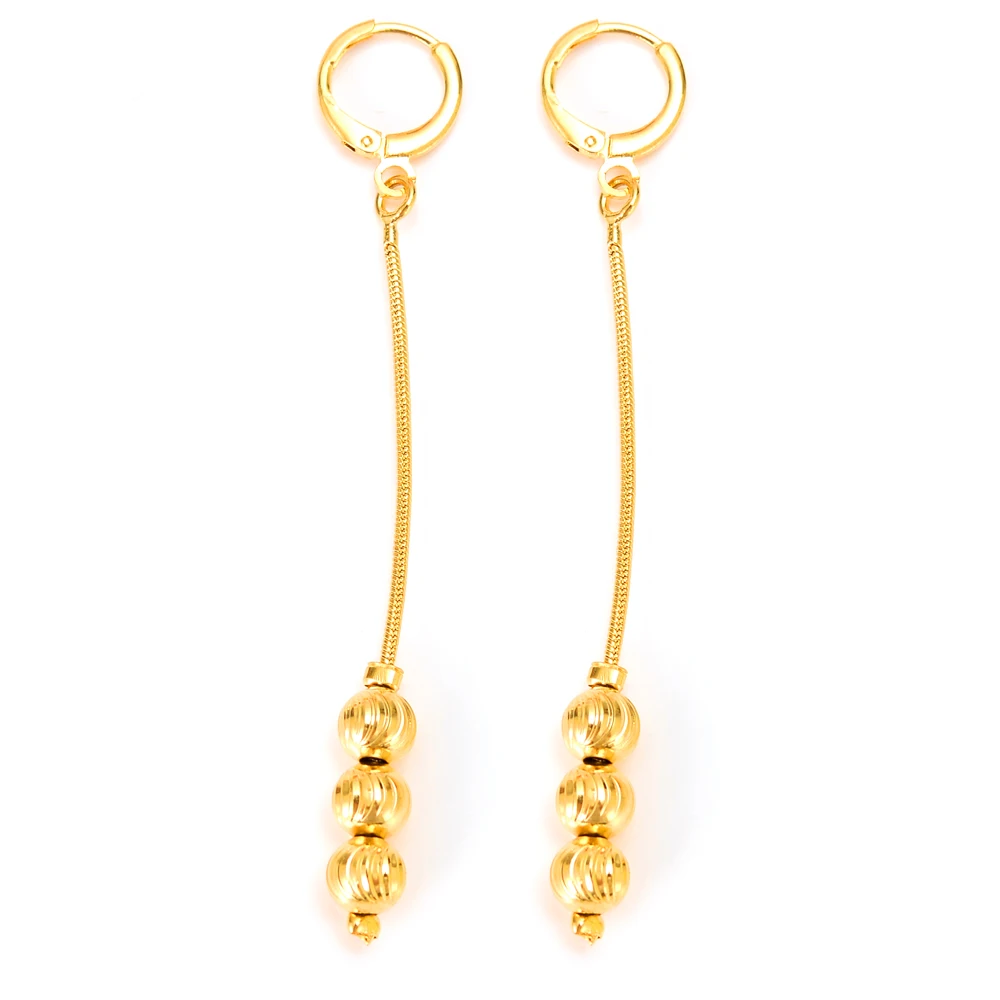 Серьги с бусинами Bangrui для женщин/девочек золотой цветной шарик серьги ювелирные