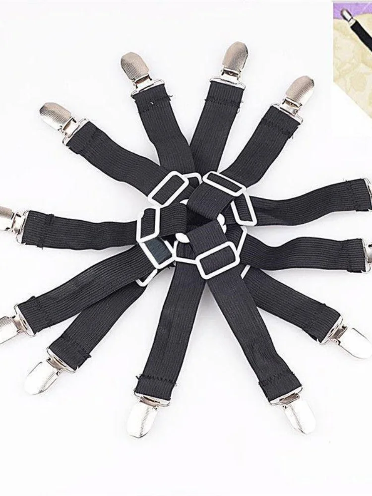 Эластичные зажимы для простыни 4 шт./лот держатель наматрасник пододеяльник