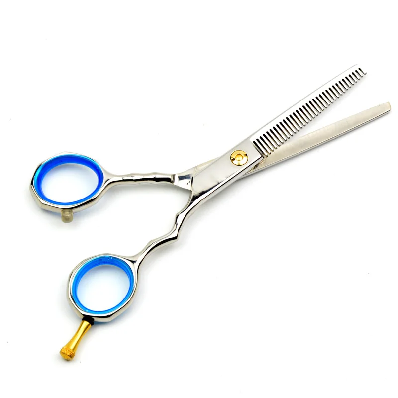 Promotion Barber Scissors japan Stainless Steel 5.5 inch Hairdressing thinning scissor barbershop hair Shears clippers