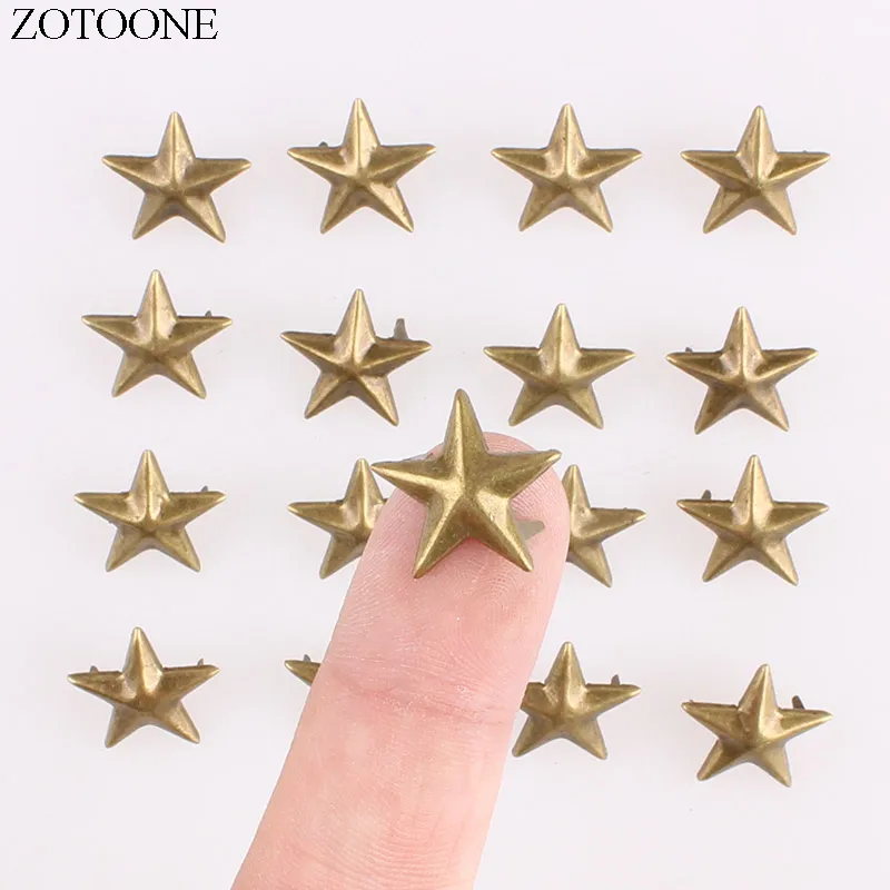 ZOTOONE крутые металлические пуговицы в виде звезд аксессуары ручной работы для