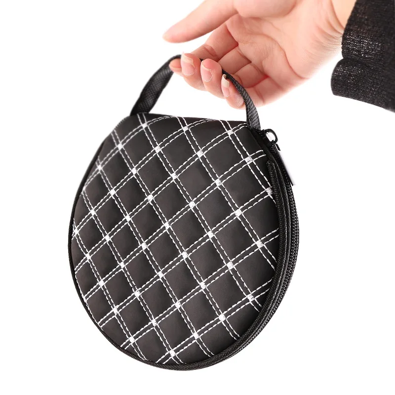 Round Car CD Folder Storage Bag Are Made Of High-quality Leather Small Size And Large Capacity Necessary For | Автомобили и