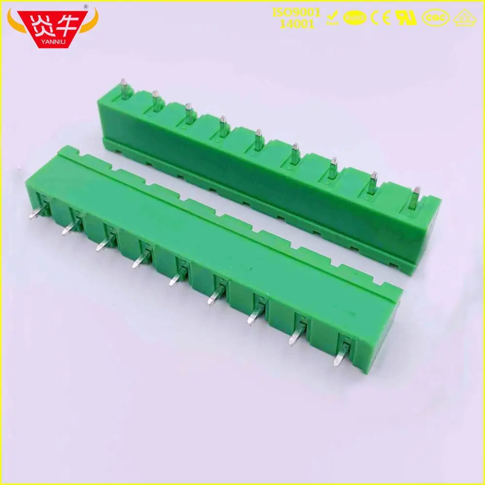 KF2EDGVC 7,5 2P~ 12P разъем PCB вставной TEMINAL блок 2EDGVC 7,5 мм 2PIN~ 12PIN GMSTBVA 2,5G 1766660 PHOENIX контакт DEGSON - Цвет: 2EDGVC-7.5-9P