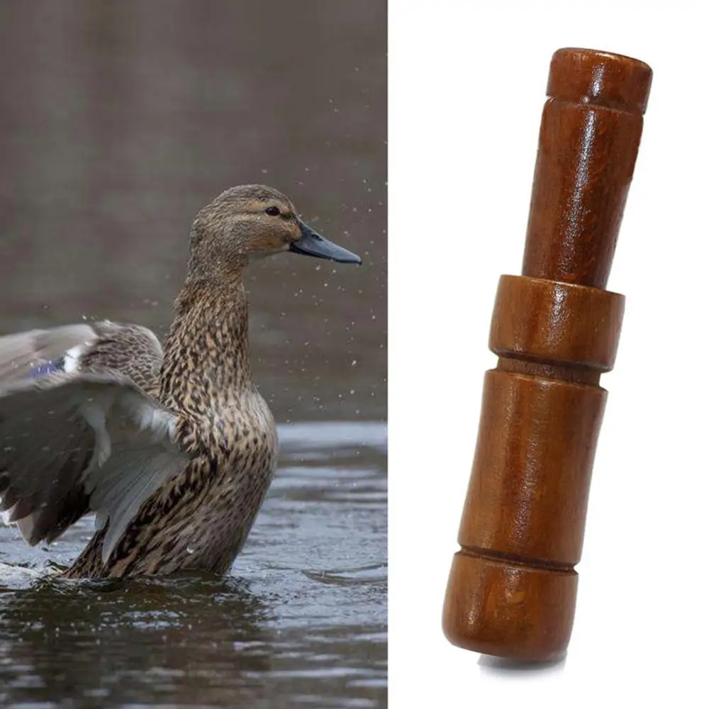 

Duck Hunting Loud Call Whistle Realistic Sound Hunting Decoy wood Mallard Pheasant Caller Decoy Ourdoor Shooting bait