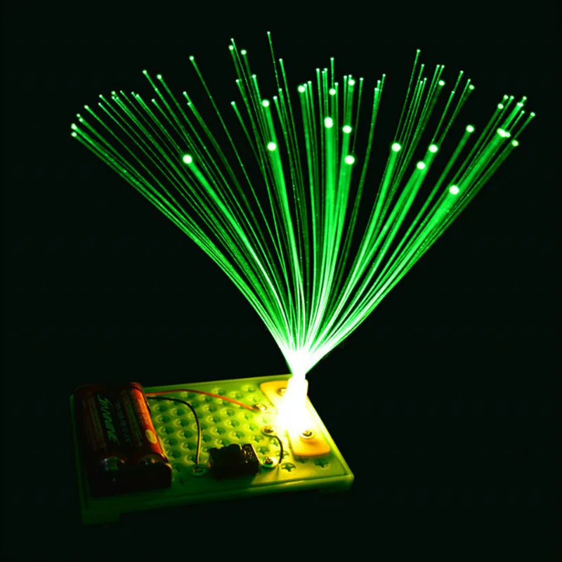 

Colorful LED Fiber Nightlight Lamp Romantic Small Night Light For Chrismas Gift Colorful Flashing Light Luminous Toys Randomly