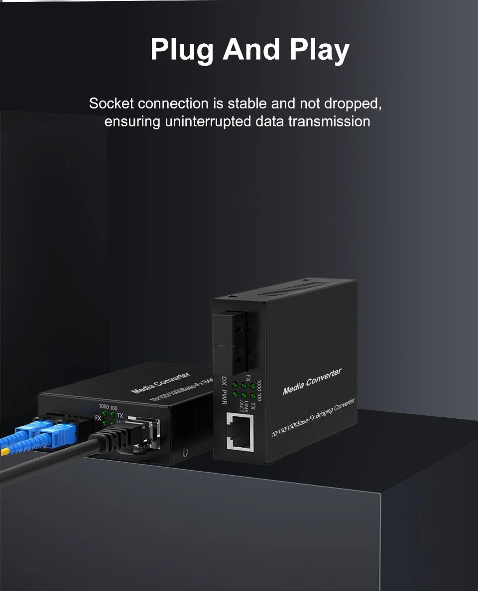 100 м/1000 м многомодовый Ethernet медиа конвертер волоконно-оптический к RJ45 гигабитный мм дуплексный Fibra оптика Переключатель приемопередатчик FTTH 850nm