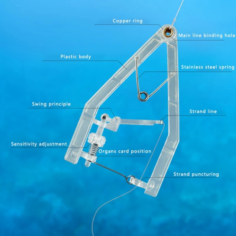 Рыболовный крючок пружинный автоматический рыболовный эластичные рыболовные