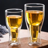 thickened double layer glass cup beer mug insulated household tea coffee water juice milk whiskey cup mug drinkware