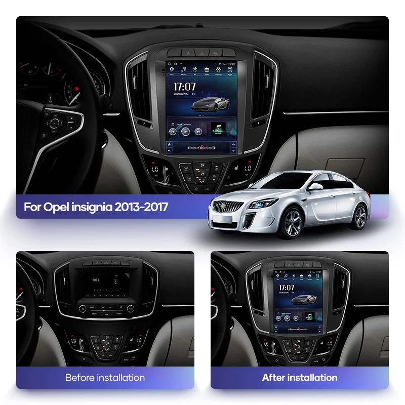 Мультимедийный видеоплеер 32 Гб ПЗУ вертикальный экран android 10 0 gps для vauxhall opel New