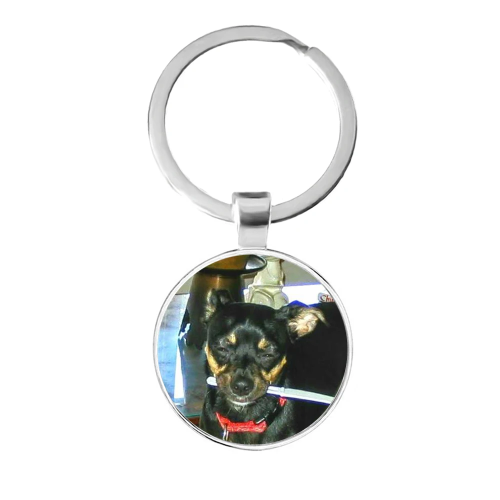 Кольцо для ключей с изображением собаки и ребенка кольцо из сплава 25 мм|Брелоки| |